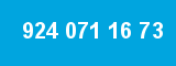 924 071 16 73 924 071 16 73